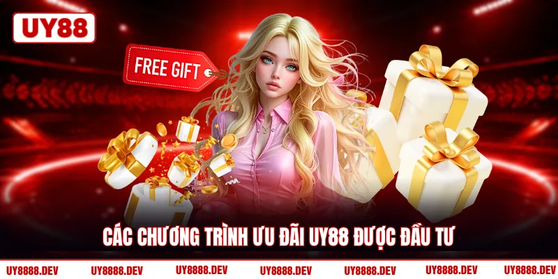 Các chương trình ưu đãi UY88 được đầu tư