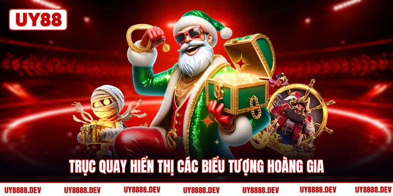 Trục quay hiển thị các biểu tượng hoàng gia